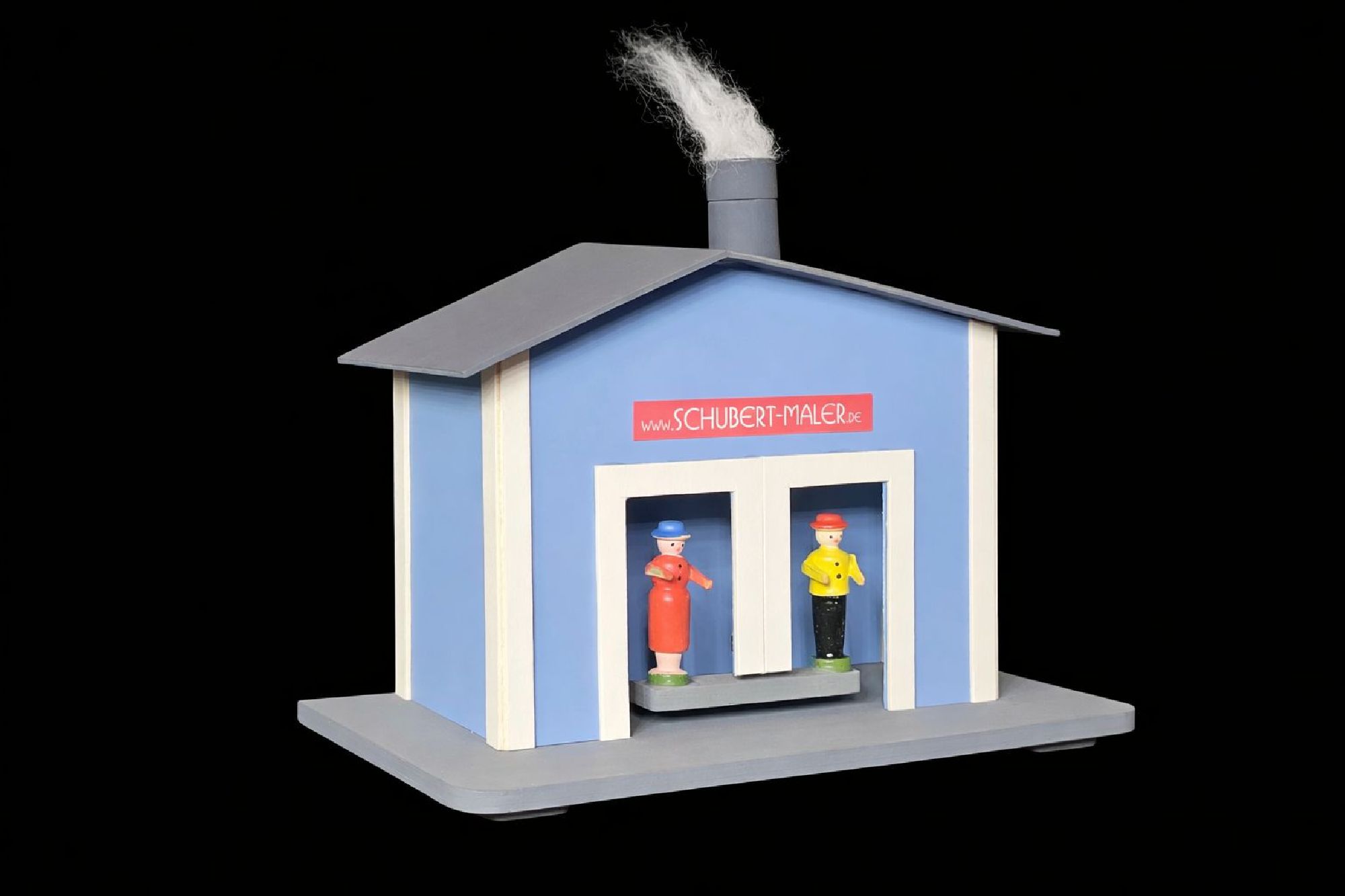 Wetterhäuschen blau